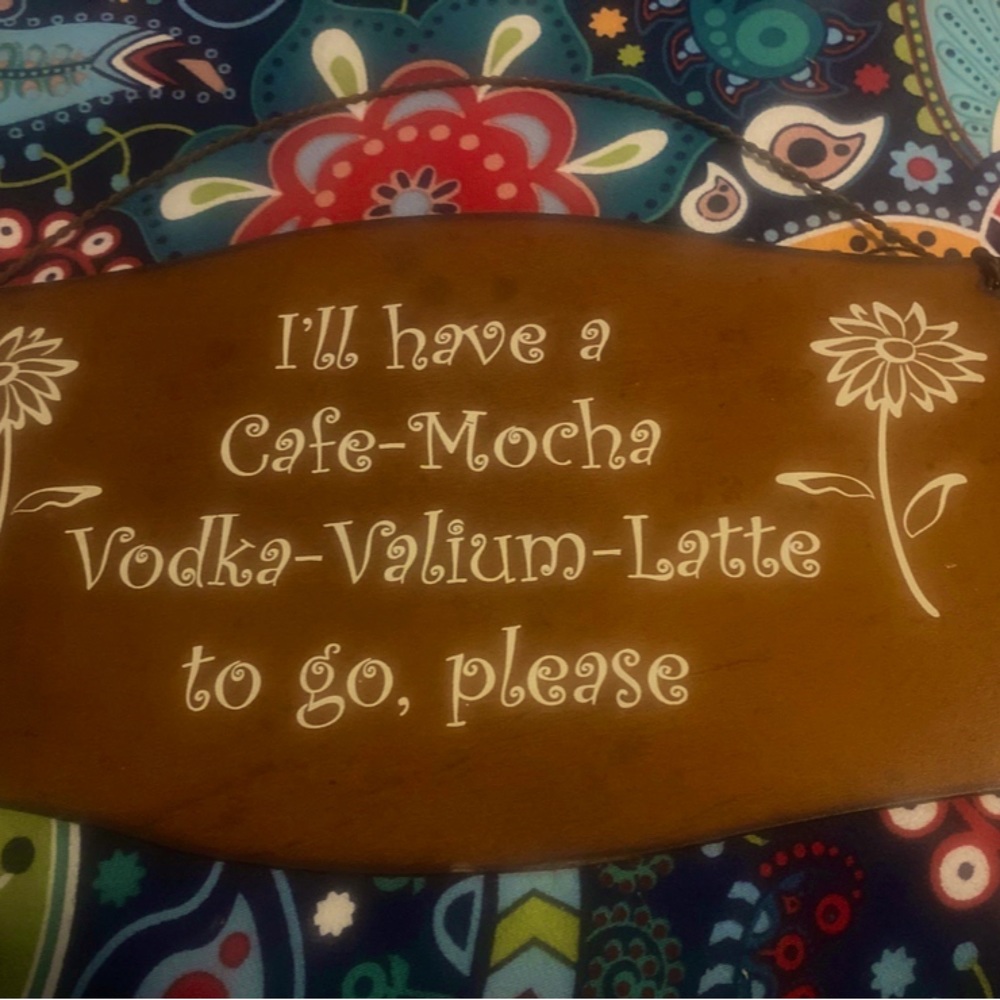 Metal Coffee Shop Sign Vintage Funny Gag Novelty Art